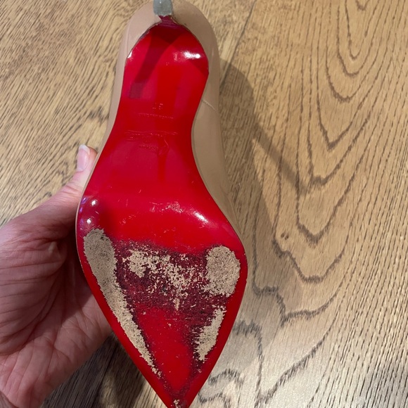 Christian Louboutin Nude So Kate Leather Pumps - Picture 4 of 5